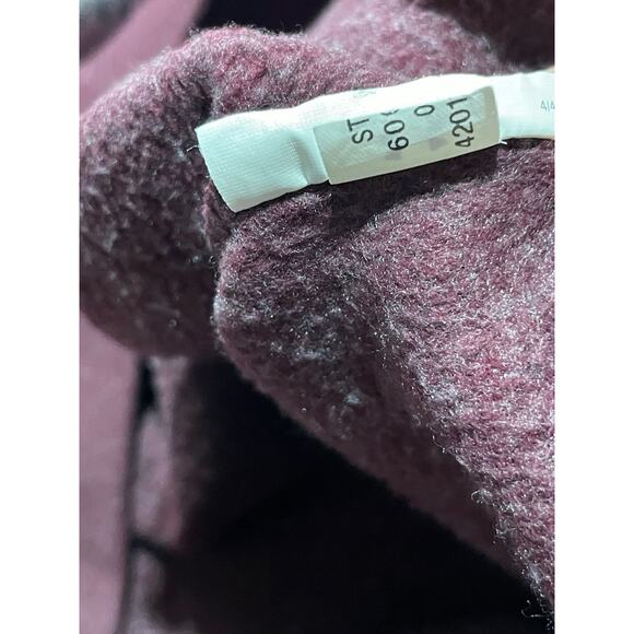 Under Armour Women's Size Small Crew Neck Loose Pullover Sweatshirt Burgundy - Picture 9 of 9